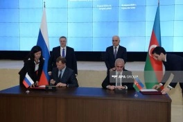 Zəngilanda Rusiya-Azərbaycan Hökumətlərarası Komissiyasının iclası keçirilib, protokol və yol xəritəsi imzalanıb - YENİLƏNİB - FOTO