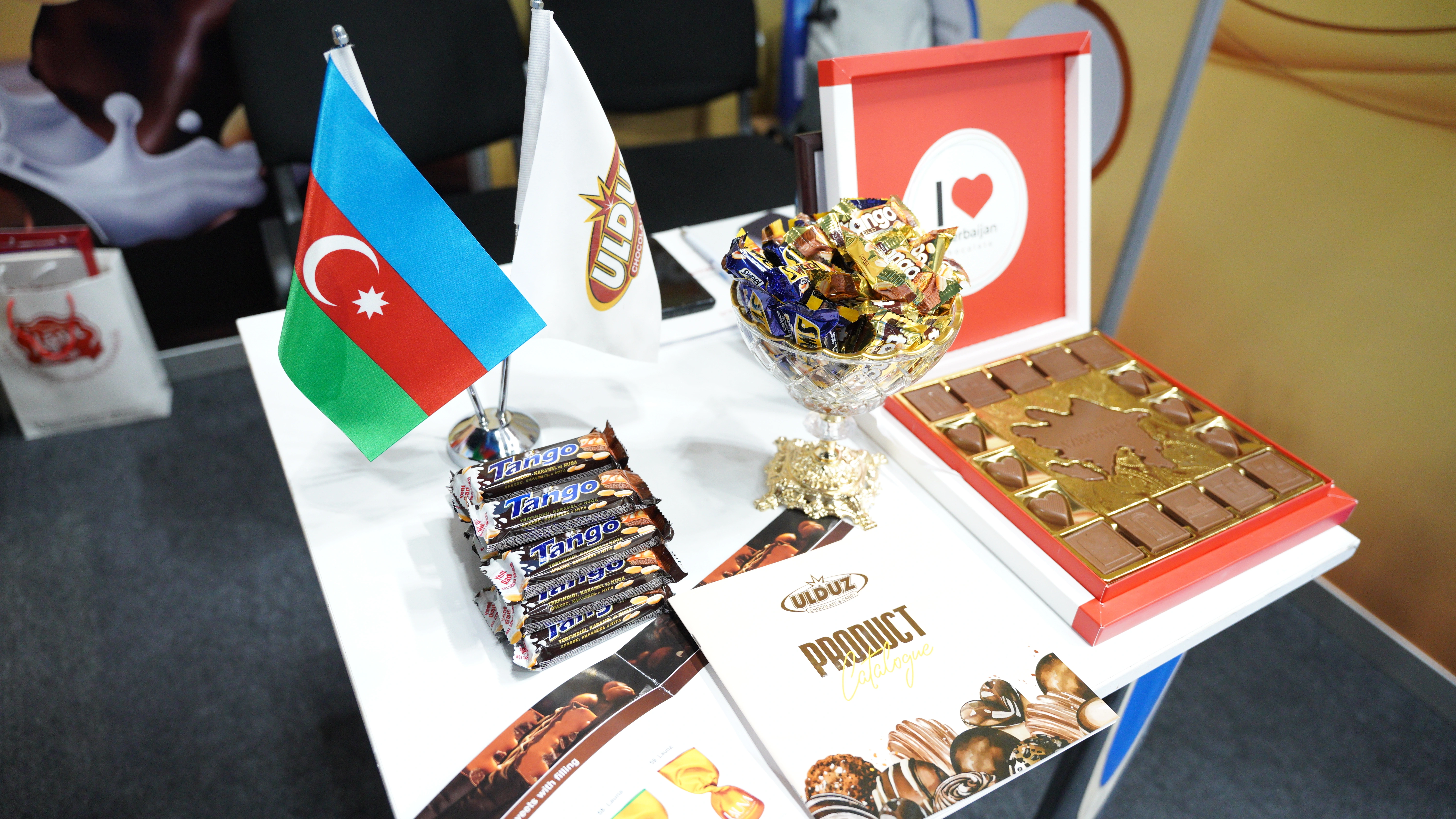 “Ulduz” Şokolad Fabrikinin məhsulları yerli istehsalat sərgisində təqdim edilib