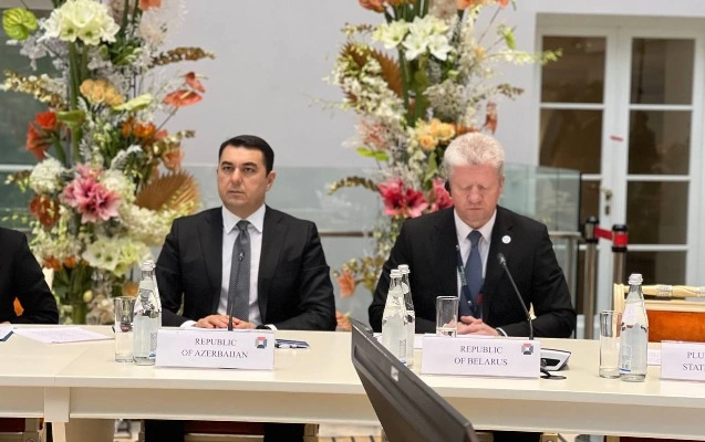 Mədəniyyət naziri Sankt-Peterburq Beynəlxalq Mədəniyyət Forumunda çıxış edib