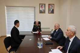 Kəmaləddin Heydərov Qax şəhərində vətəndaşları qəbul edib