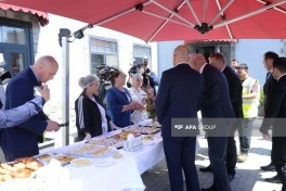 Azərbaycan-Rusiya Hökumətlərarası Dövlət Komissiyasının iclasının iştirakçıları Ağalı kəndi ilə tanış olublar - FOTO