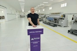Xocalı şəhərində “Qarabağ Tekstil Evi” MMC istifadəyə verilib - FOTO