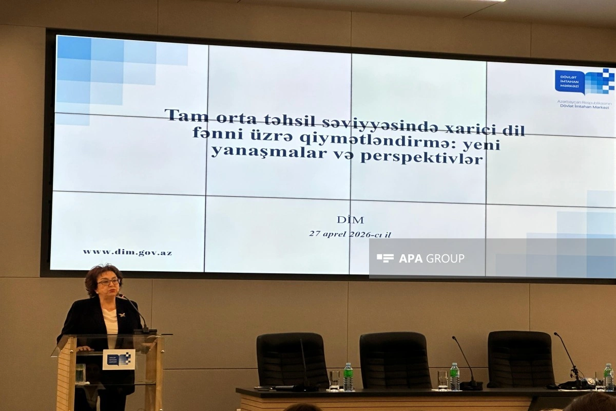 DİM sədri gələn il buraxılış imtahanında xarici dil üzrə tətbiq olunacaq yenilikdən danışıb