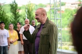 Prezident İlham Əliyev Xocavənd rayonunun Quzeyxırman kəndində olub - FOTO