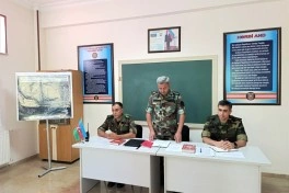 Şahbuz rayonunda meşəlik ərazidə yanğın-taktiki təlim keçirilib - FOTO