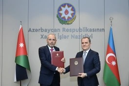 Ceyhun Bayramovla İordaniya Baş nazirinin müavini arasında geniştərkibli görüş keçirilib - FOTO - YENİLƏNİB