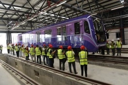 Bakı metrosunun “Dərnəgül” elektrik deposu qismən istismara verilib, ilk qatar qəbul olunub - FOTO - YENİLƏNİB