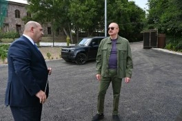 Prezident İlham Əliyev Xocavənd rayonunun Quzeyxırman kəndində olub - FOTO - YENİLƏNİB
