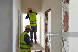 Ağdamın Baş Qərvənd və Eyvazxanbəyli kəndləri sürətlə yenidən qurulur - FOTO
