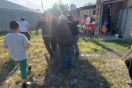 Samuxda quyuya düşən şəxs xilas edilib - VİDEO - FOTO
