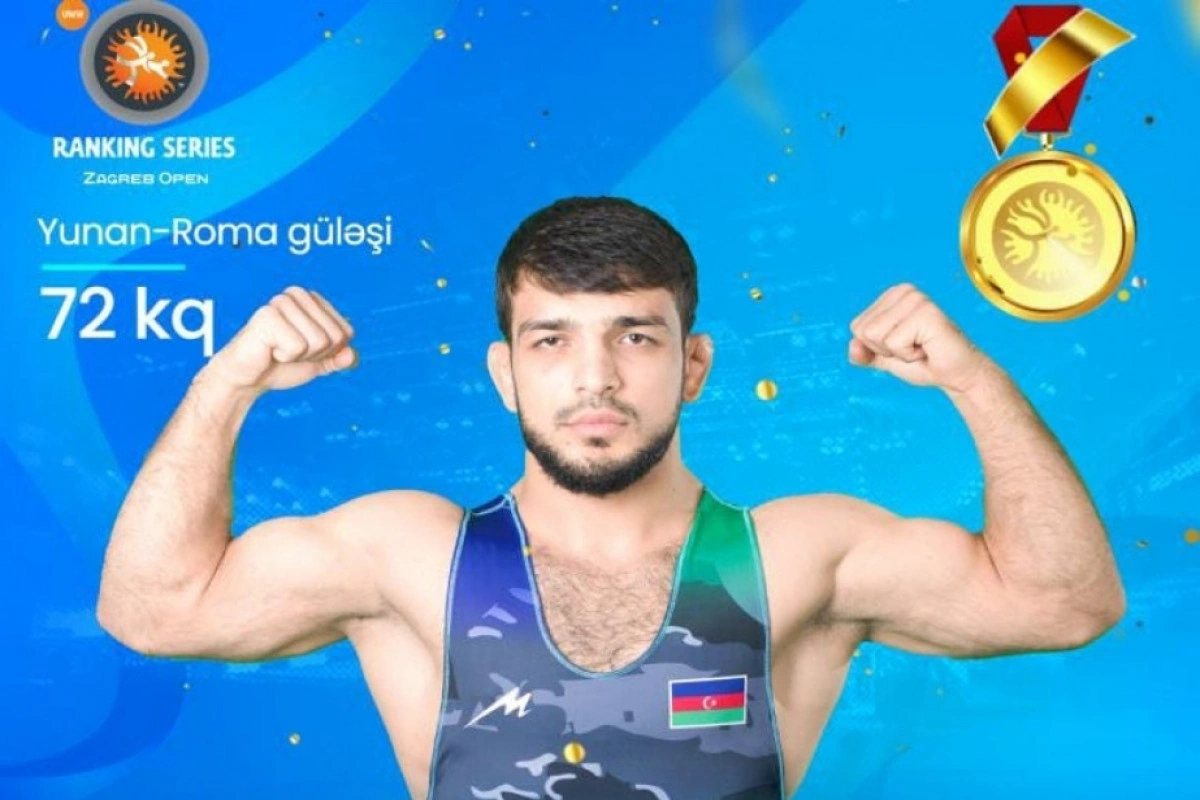 “Zaqreb Open”: Azərbaycanın yunan-Roma güləşçisi qızıl medal qazanıb
