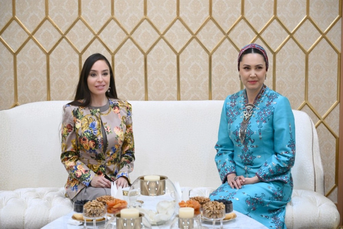 Leyla Əliyeva Türkmənistanda səfərdədir