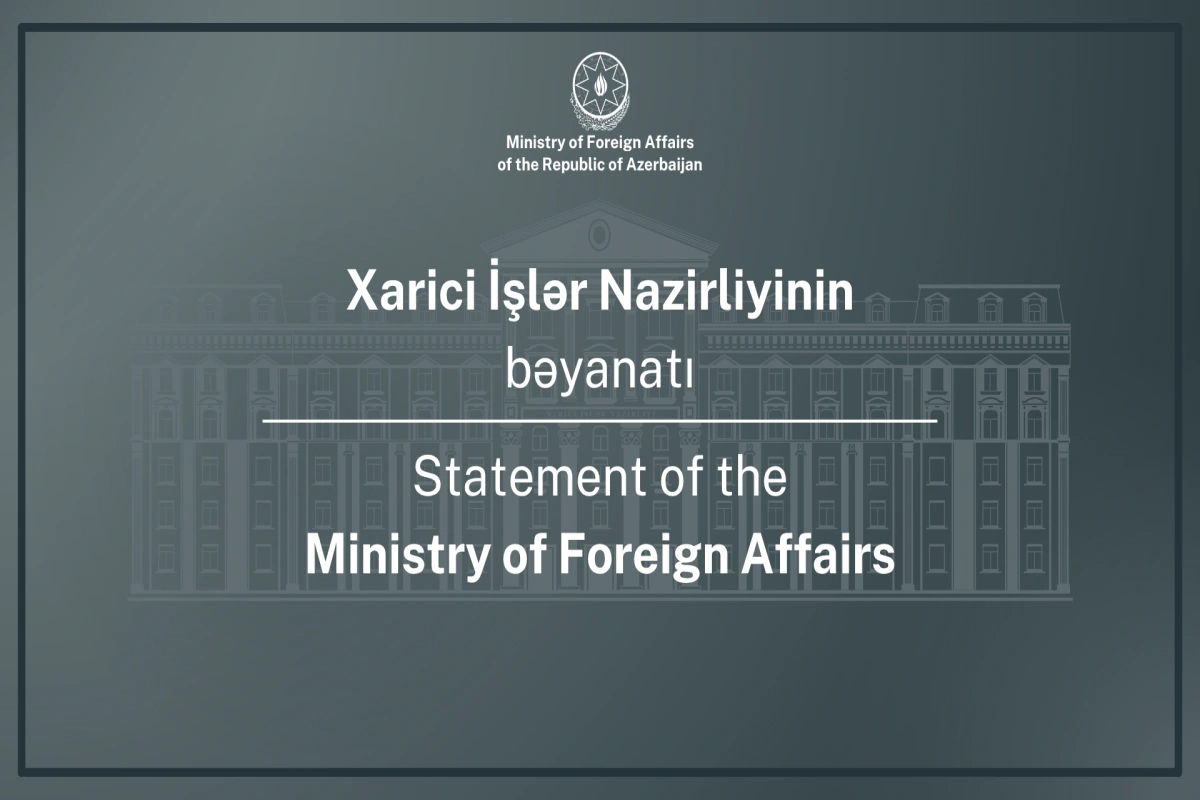 Azərbaycan XİN 27 sentyabr – Anım Günü ilə bağlı bəyanat yayıb