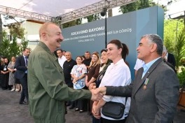 Prezident İlham Əliyev Xocavənd rayonunun Quzeyxırman kəndində olub - FOTO - YENİLƏNİB