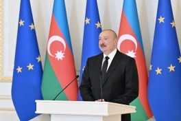 Prezident İlham Əliyev və Ursula fon der Lyayen mətbuata birgə bəyanatlarla çıxış ediblər - - FOTO - YENİLƏNİB-1
