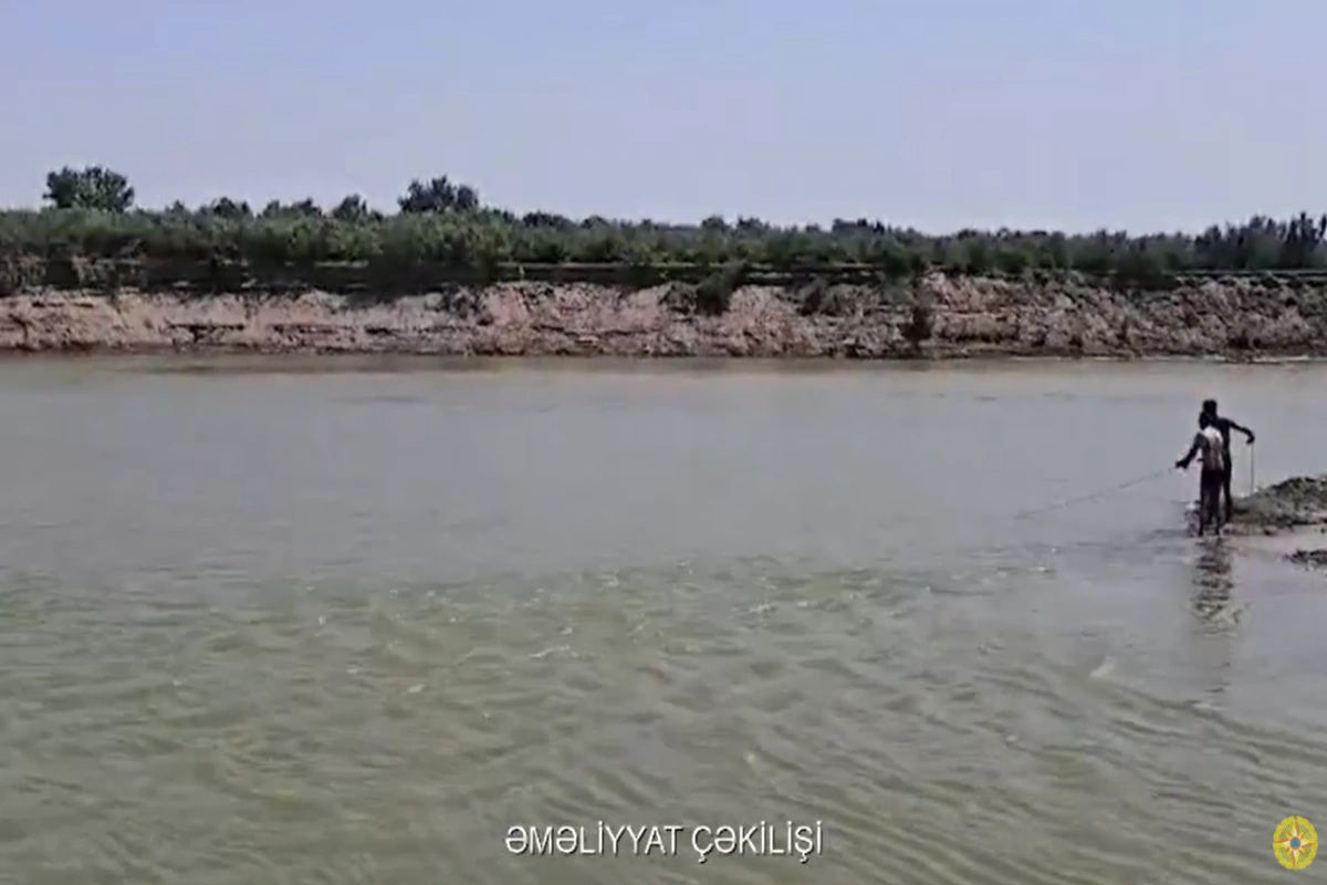 Çayda batma təhlükəsi olan 23 yaşlı oğlan xilas edilib - VİDEO