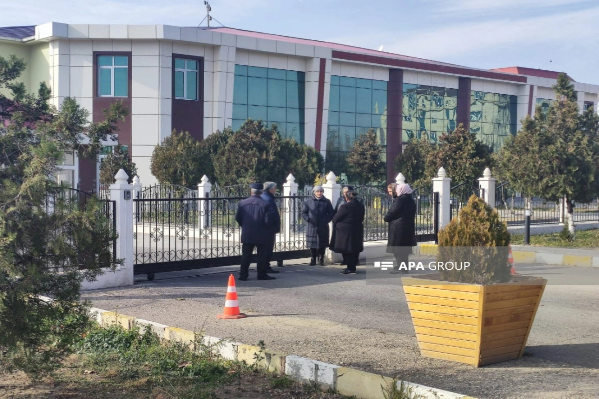 Naxçıvanda Seymur Talıbova məxsus ofisin önündə aksiya keçirilib - FOTO - VİDEO