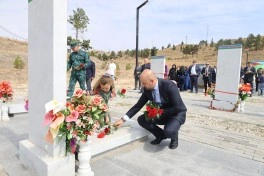 Zəngilan və Cəbrayıl rayonlarında şəhidlərin xatirəsi anılıb - FOTO
