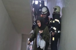 Ceyranbatan qəsəbəsində yaşayış binasında yanğın söndürülüb - YENİLƏNİB - VİDEO - FOTO