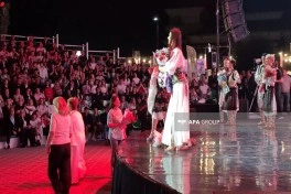 XV Qəbələ Beynəlxalq Musiqi Festivalı çərçivəsində Moldova musiqisi və rəqsləri təqdim olunub - FOTO