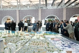 Leyla Əliyeva və Arzu Əliyeva "Urban Expo" sərgisi ilə tanış olublar