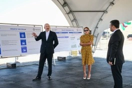 Prezident İlham Əliyev Naxçıvan Sənaye Parkının təməlini qoyub  - FOTO - VİDEO - YENİLƏNİB
