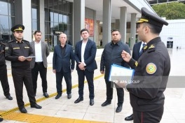 FHN yanğın təhlükəsizliyi ilə bağlı maarifləndirmə tədbiri keçirib - FOTO