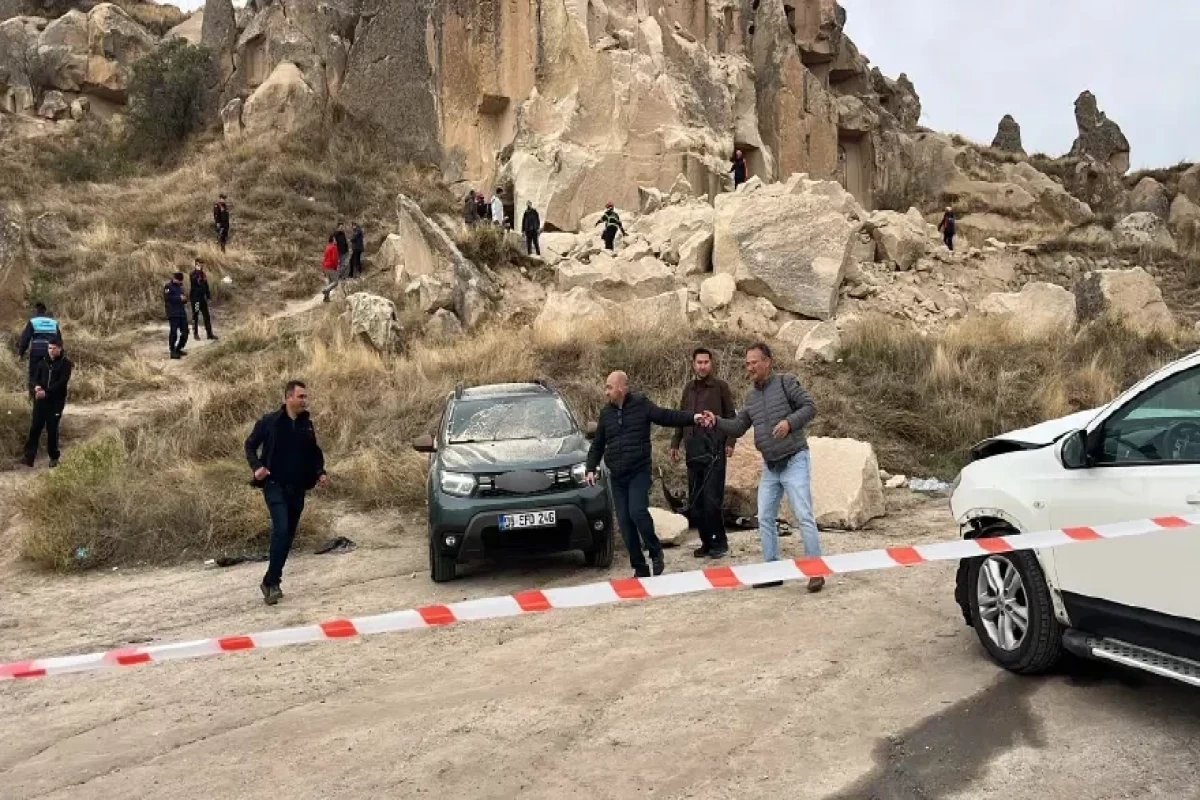 Kapadokyada “Pəri bacası” uçub, ölənlər var - VİDEO