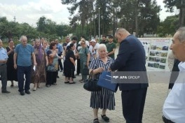 Növbəti köç karvanları Xocavəndə çatıb, açarlar təqdim edilib- YENİLƏNİB-1 - FOTO