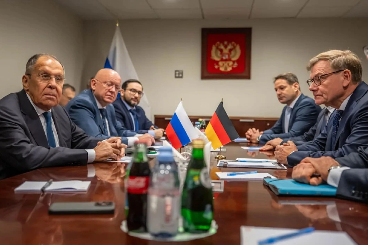 Lavrov Ukraynada müharibə başlayandan sonra ilk dəfə Almaniyanın xarici işlər naziri ilə görüşüb