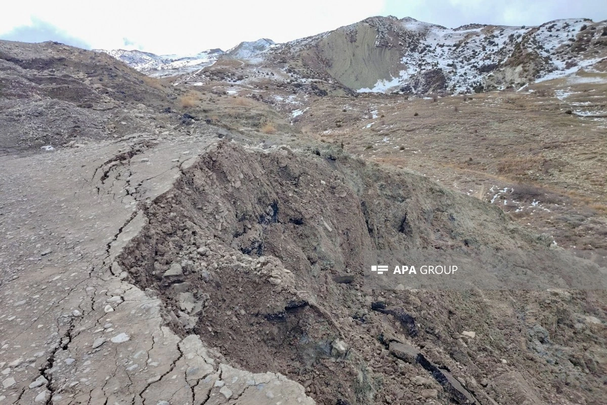 Qusarın Laza kəndində sürüşmə olub - FOTO - YENİLƏNİB