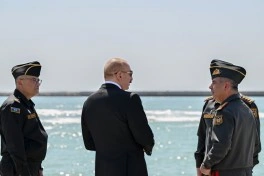 Prezident İlham Əliyev Hərbi Dəniz Qüvvələrində olub - FOTO