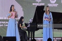 XV Qəbələ Beynəlxalq Musiqi Festivalında Bakı Musiqi Akademiyası tələbələrinin konserti olub - FOTO