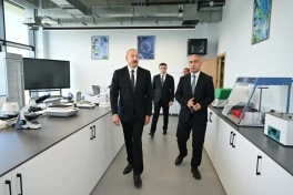 Prezident İlham Əliyev “SABAH.city” innovasiya şəhərciyinin birinci mərhələsinin açılışında iştirak edib - FOTO