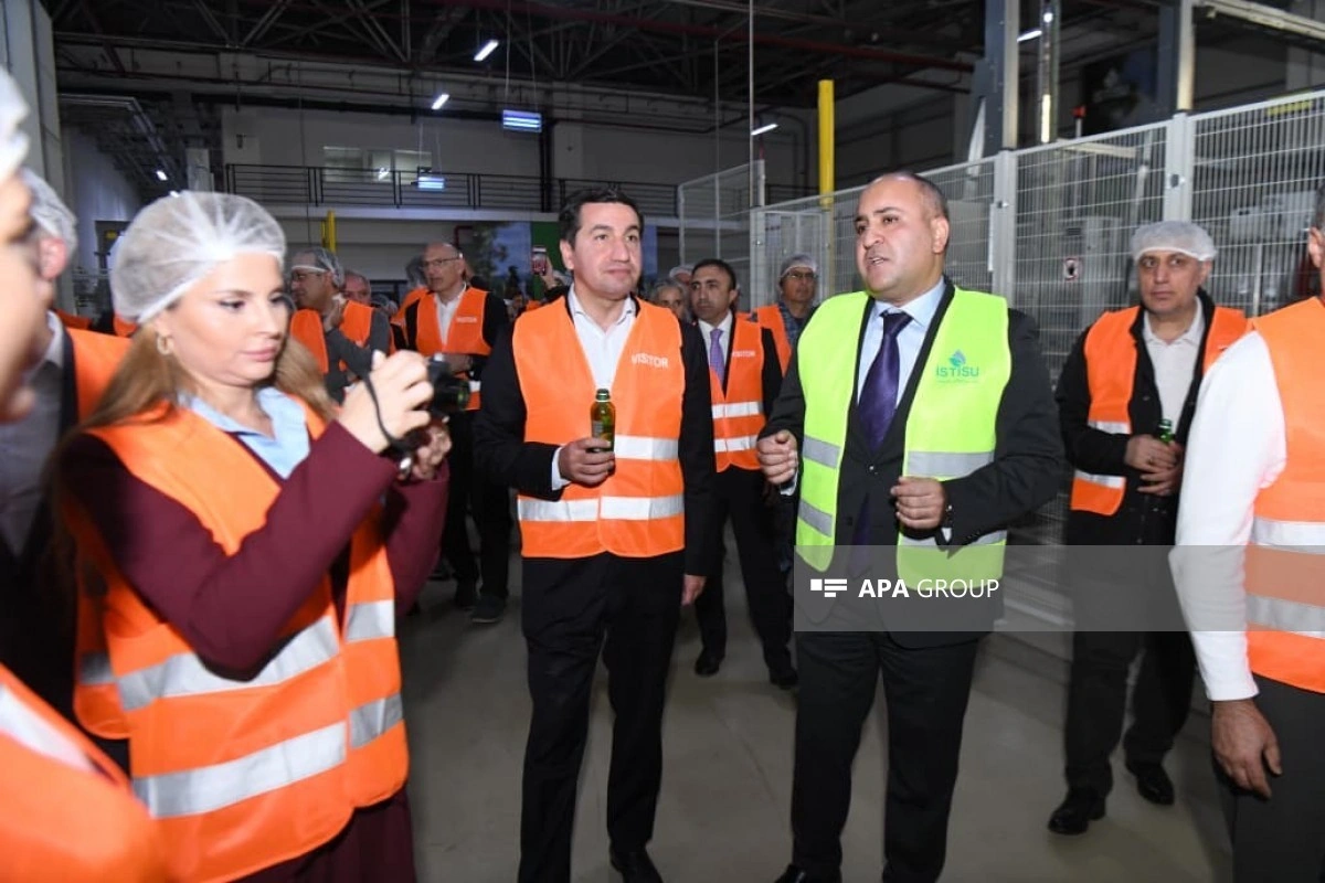 Xarici diplomatlar “İstisu” mineral su zavoduna baş çəkiblər - FOTO - VİDEO