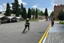 “Gənc xilasedici və yanğınsöndürən” Ümumrespublika yarışlarının zona birinciliyini keçirib