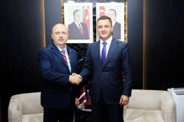 Aqil Qurbanov “ADEX-2026” sərgisində bir sıra görüşlər keçirib - FOTO