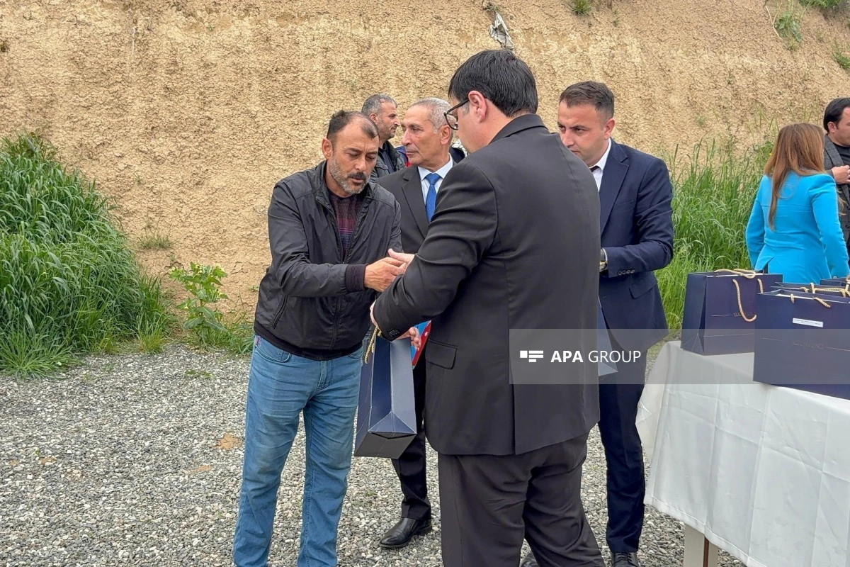 Növbəti köç karvanı Xocavənd kəndinə çatıb, açarlar təqdim edilib - YENİLƏNİB-1 - FOTO