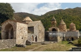 Alban-Udi dini icmasının nümayəndələri Xudavəng monastır kompleksini ziyarət ediblər - FOTO - YENİLƏNİB