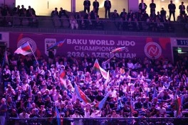 Prezident İlham Əliyev cüdo üzrə dünya çempionatının açılış mərasimini izləyib - YENİLƏNİB-1