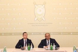 Baş Prokurorluqda dövlət qulluqçularının peşə bayramı günü münasibətilə tədbir keçirilib