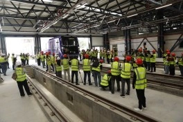 Bakı metrosunun “Dərnəgül” elektrik deposu qismən istismara verilib, ilk qatar qəbul olunub - FOTO - YENİLƏNİB