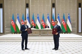 Daşkənddə Azərbaycan və Özbəkistan sənədlərinin imzalanması və mübadiləsi mərasimi olub - FOTO - YENİLƏNİB