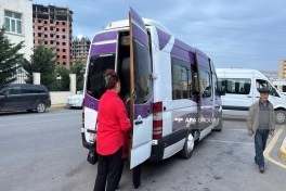 Şükürbəyli kəndinə növbəti köç karvanı yola salınıb - FOTO