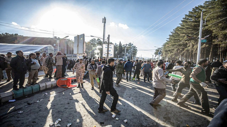 İranda terrorun törədildiyi ərazidən  - Fotolar