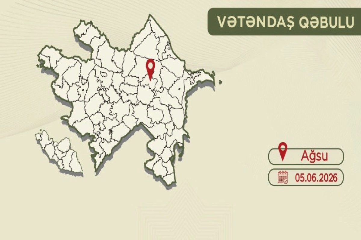 Mürsəl İbrahimov Ağsuda vətəndaşları qəbul edəcək