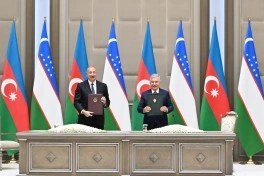 Daşkənddə Azərbaycan və Özbəkistan sənədlərinin imzalanması və mübadiləsi mərasimi olub - FOTO - YENİLƏNİB