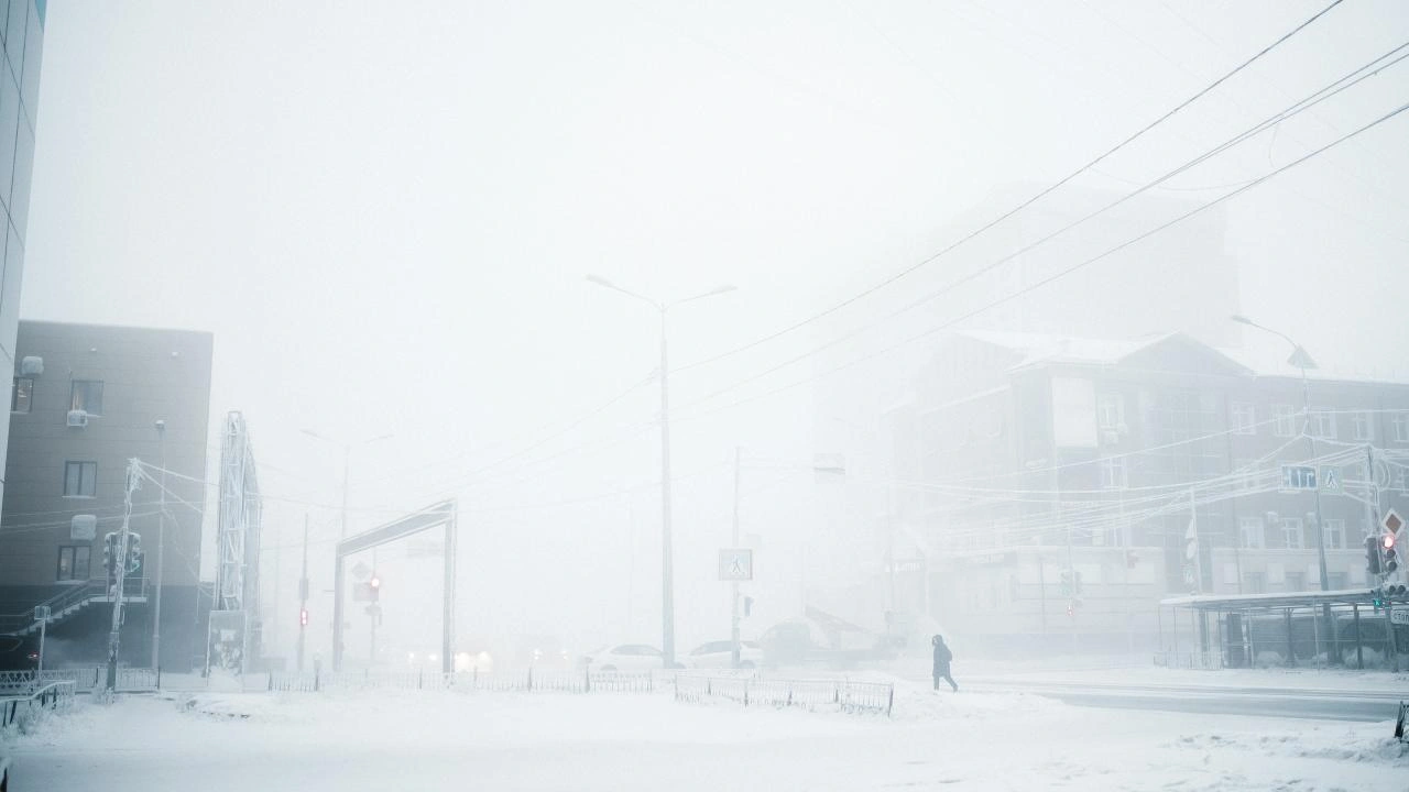 Yakutiyada mənfi 50 dərəcədəki yaşam  - Fotolar