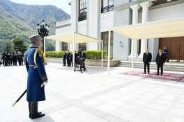 Qəbələdə Çexiyanın Baş naziri Andrey Babişin rəsmi qarşılanma mərasimi olub