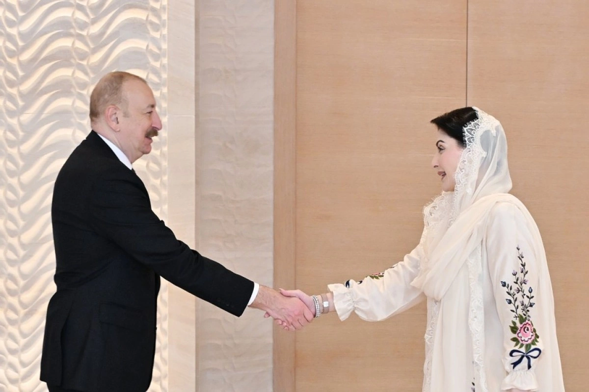 Prezident İlham Əliyev Pakistanın Pəncab əyalətinin Baş nazirini qəbul edib - YENİLƏNİB
